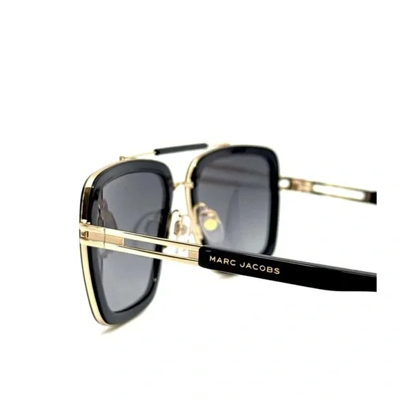 NEW Marc Jacobs Black & Gold Sunglasses + Yellow Case  display picture 1